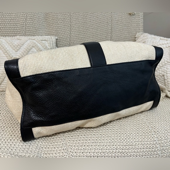 GUCCI Straw Large Soft Stirrup Shoulder Bag White, new without tags - Picture 7 of 15